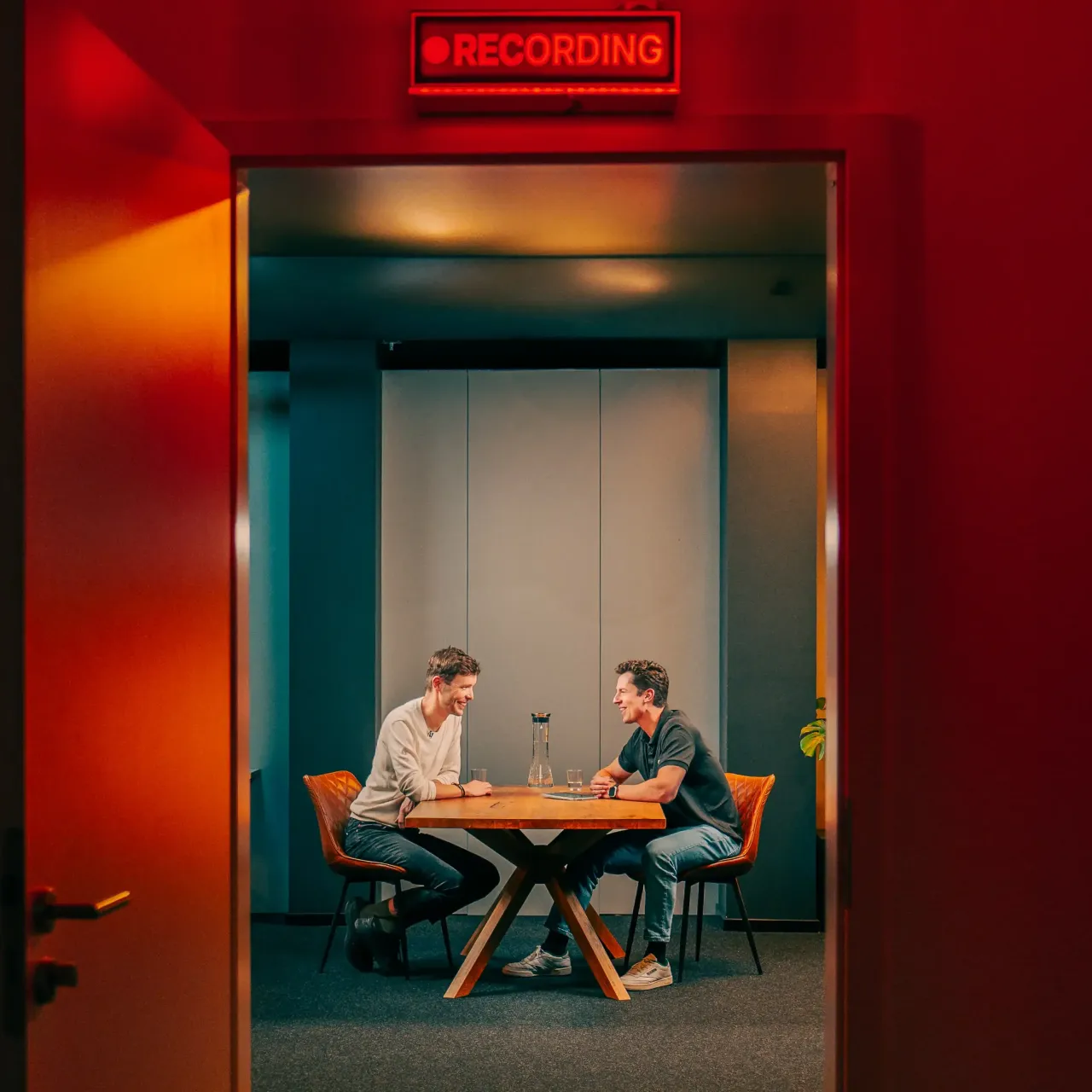 Podcast-Aufnahmeset im StudioCo